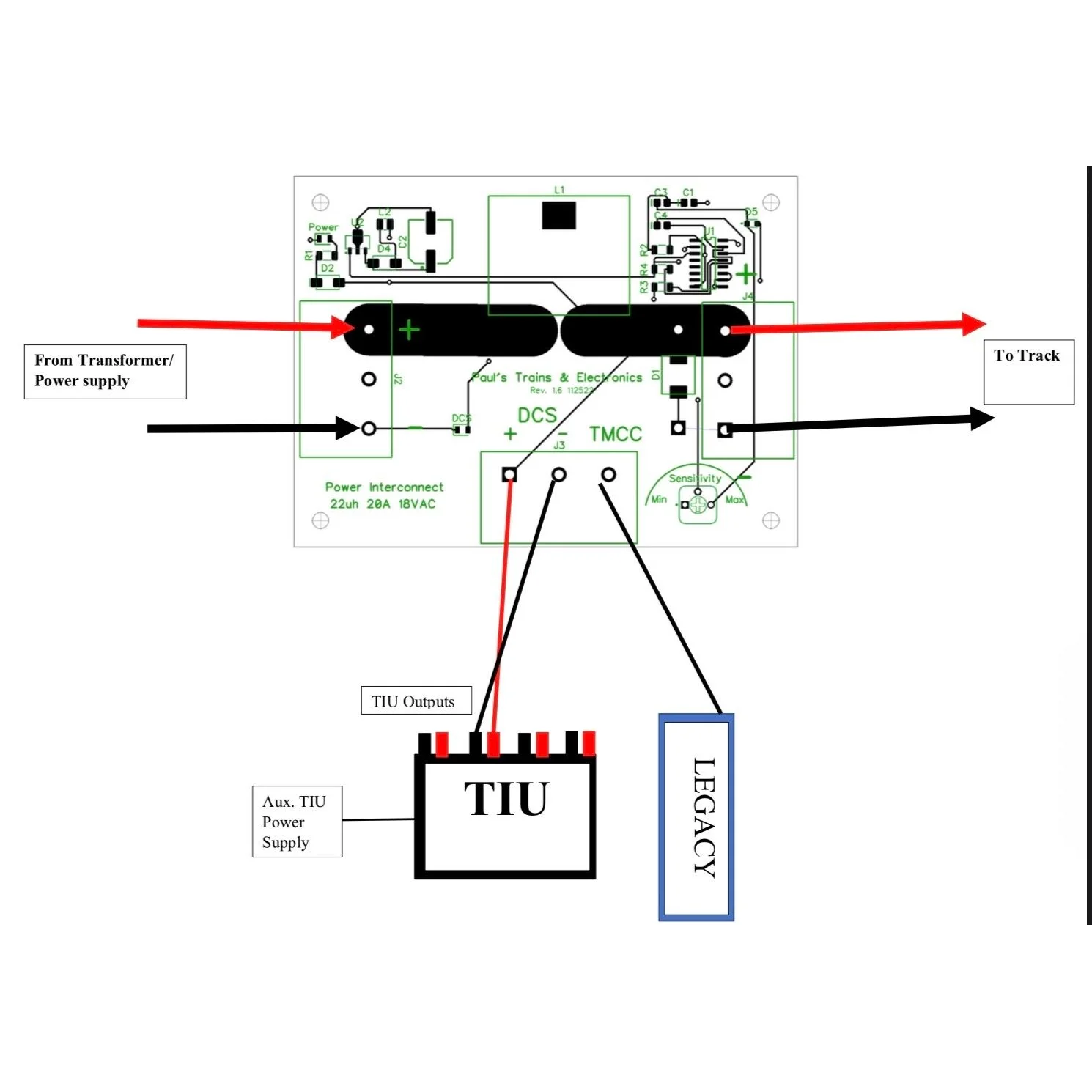 DCS Passive Mode 22uh Choke, TVS Diode, and DCS Signal LED Indicator — photo 5